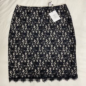DVF ‘Scotia’ Lace Pencil Skirt